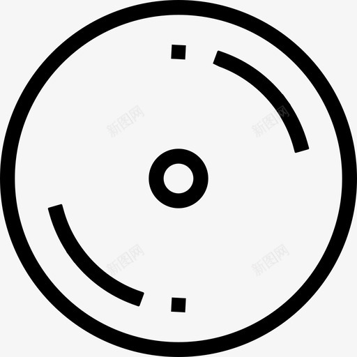 光盘cddvd图标svg_新图网 https://ixintu.com cd dvd 光盘 夏普图标24像素网格1倍笔划 媒体 播放列表 音乐