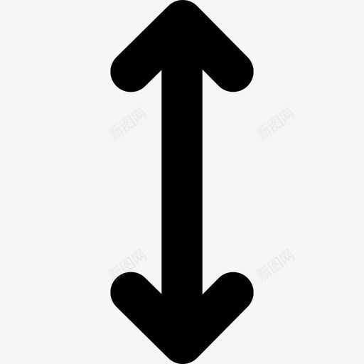 一个双上下箭头箭头箭头集3图标svg_新图网 https://ixintu.com 一个双上下箭头 箭头 箭头集3