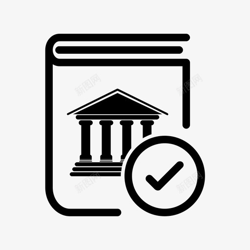 银行帐簿选择接受电子书图标svg_新图网 https://ixintu.com 出版物 接受 电子书 银行帐簿选择