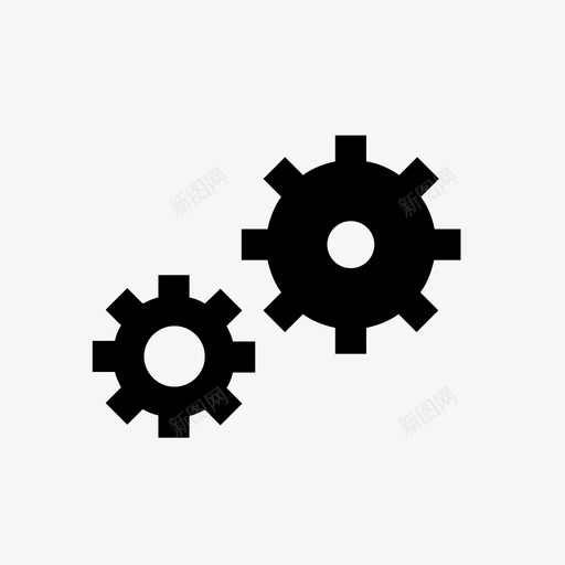 设置装备选项图标svg_新图网 https://ixintu.com 小图标设置2商务商店财务 装备 设置 选项