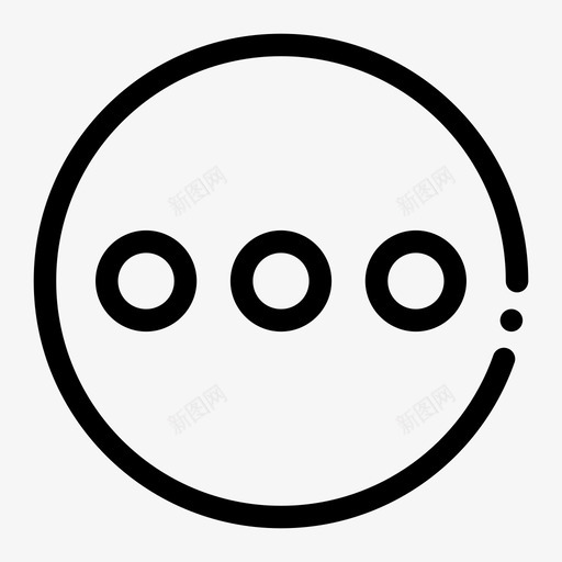 更多细节圆圈点图标svg_新图网 https://ixintu.com 加载 圆圈 更多细节 点