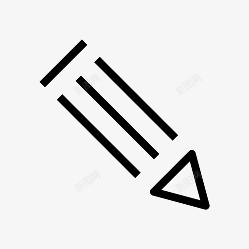铅笔编辑铅笔颜色图标svg_新图网 https://ixintu.com 书写 编辑 铅笔 铅笔工具 铅笔颜色