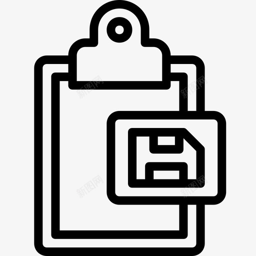 保存剪贴板磁盘另存为图标svg_新图网 https://ixintu.com 保存剪贴板 剪贴板功能大纲收集 另存为 磁盘