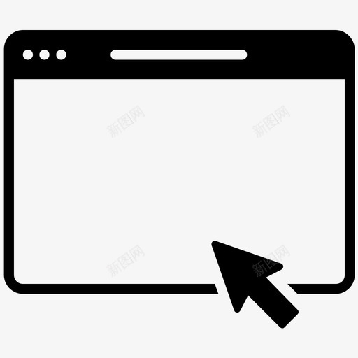 网络浏览器互联网网站图标svg_新图网 https://ixintu.com 互联网 网站 网络浏览器