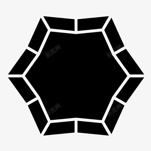 宝石钻石祖母绿图标svg_新图网 https://ixintu.com 宝石 杰维利 珠宝 祖母绿 钻石