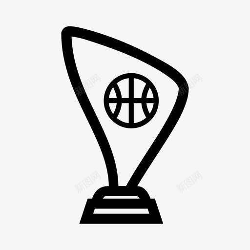 篮球奖杯奖品获奖者图标svg_新图网 https://ixintu.com 奖品 篮球奖杯 获奖者
