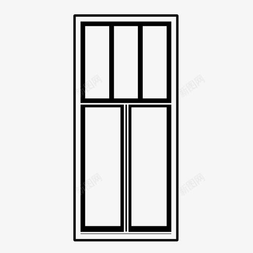 窗口框架玻璃窗图标svg_新图网 https://ixintu.com 主页 多窗格窗口 框架 玻璃窗 窗口 视图