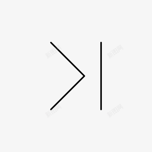 最右边的箭头最远的最后一个图标svg_新图网 https://ixintu.com 导航箭头 最右边的箭头 最后一个 最远的
