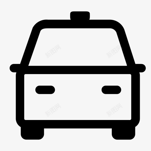 出租车汽车警车图标svg_新图网 https://ixintu.com 出租车 杂项 汽车 警车 骑乘