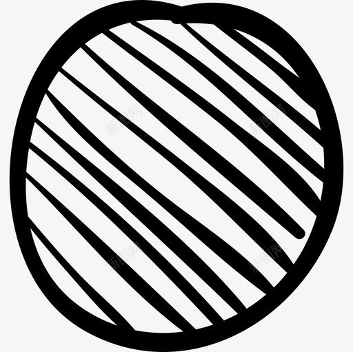 圆形素描形状社交媒体手绘图标svg_新图网 https://ixintu.com 圆形素描 形状 社交媒体手绘