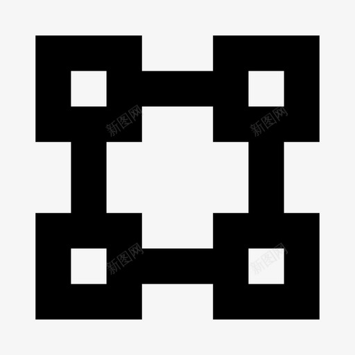 边界框定位点图形编辑器图标svg_新图网 https://ixintu.com micro8 向量 图形编辑器 定位点 边界框