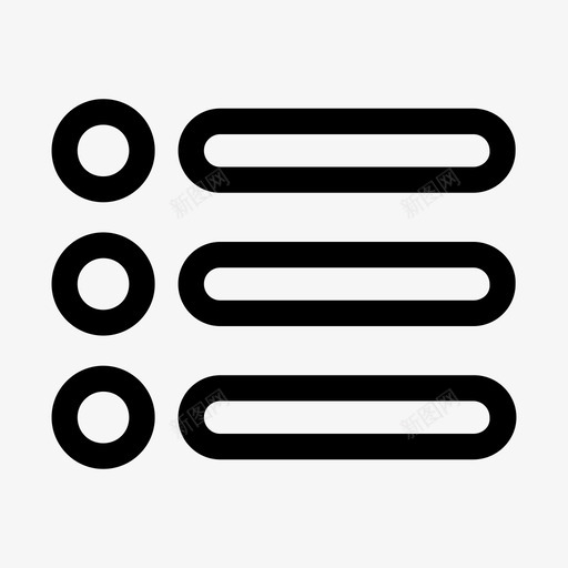 项目符号列表文本待办事项图标svg_新图网 https://ixintu.com 待办事项 文本 项目符号列表