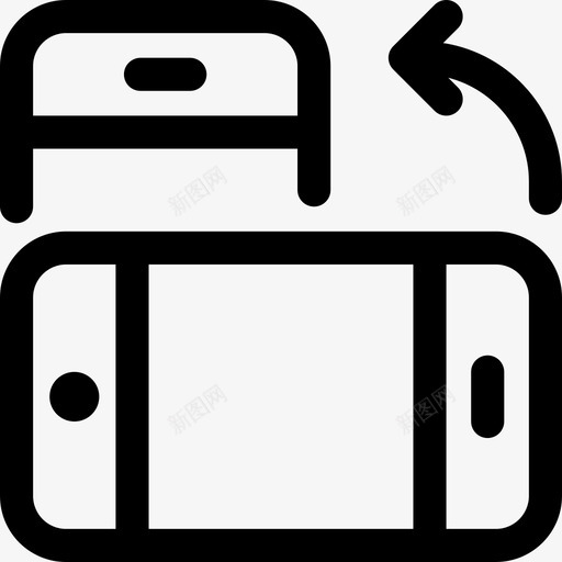 手机方向手机纵向图标svg_新图网 https://ixintu.com 垂直 屏幕 屏幕第2部分 手机 手机方向 旋转 纵向