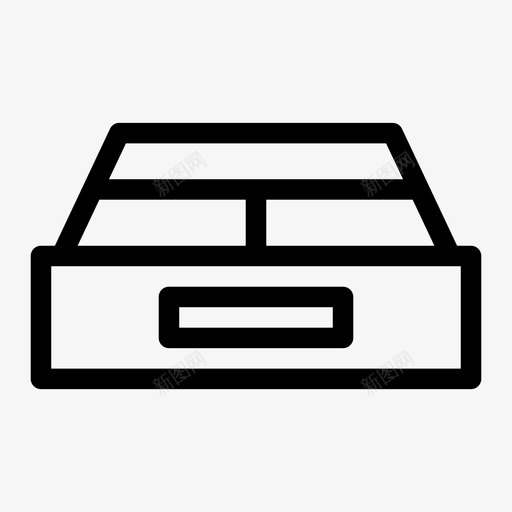 收银机抽屉机器图标svg_新图网 https://ixintu.com 抽屉 收银机 机器 购物 钱
