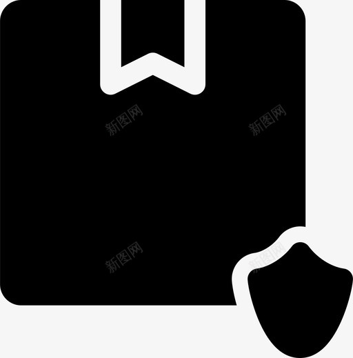 包装交付邮寄图标svg_新图网 https://ixintu.com 交付 全球物流已填充 包装 受保护 安全 装运 邮寄