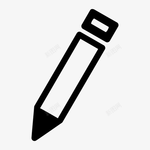 铅笔画画铅笔颜色图标svg_新图网 https://ixintu.com 书写 画画 铅笔 铅笔工具 铅笔颜色