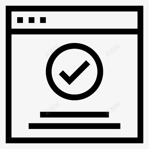 网站状态浏览器互联网图标svg_新图网 https://ixintu.com 互联网 搜索引擎优化营销线图标 浏览器 网站状态 网页