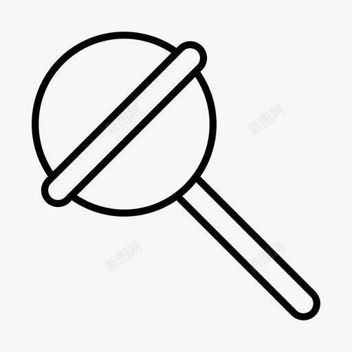 棒棒糖糖果甜食图标svg_新图网 https://ixintu.com 棒棒糖 甜食 简单 糖果 饮料