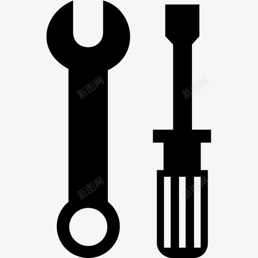 工具螺丝刀扳手图标svg_新图网 https://ixintu.com 工具 扳手 汽车 螺丝刀