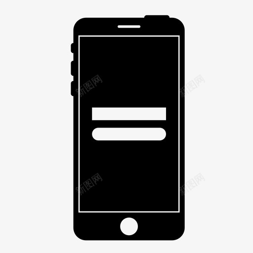 移动产品页面应用程序iphone图标svg_新图网 https://ixintu.com iphone 应用程序 搜索 移动产品页面 移动线框