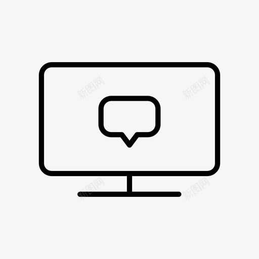 桌面消息桌面应用程序消息图标svg_新图网 https://ixintu.com 桌面应用程序 桌面消息 消息 类型消息