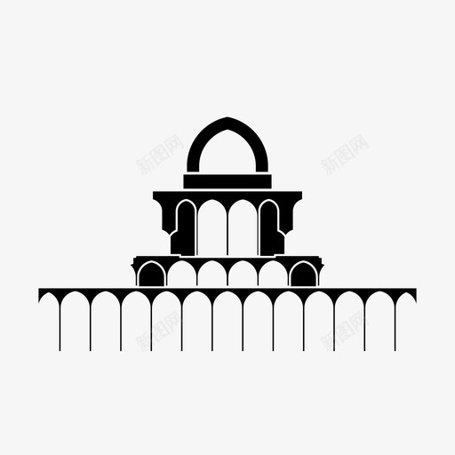 伊斯兰图案阿拉伯花纹清真寺图标svg_新图网 https://ixintu.com 伊斯兰图案 图案 宫殿 斋月 清真寺 阿拉伯花纹