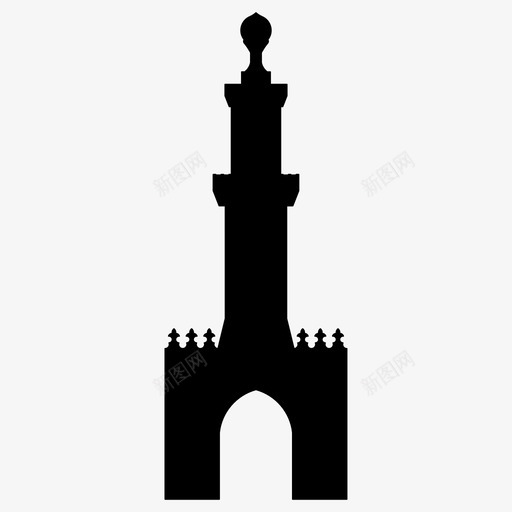 伊斯兰图案建筑尖塔图标svg_新图网 https://ixintu.com 伊斯兰图案 图案 尖塔 建筑 斋月 清真寺