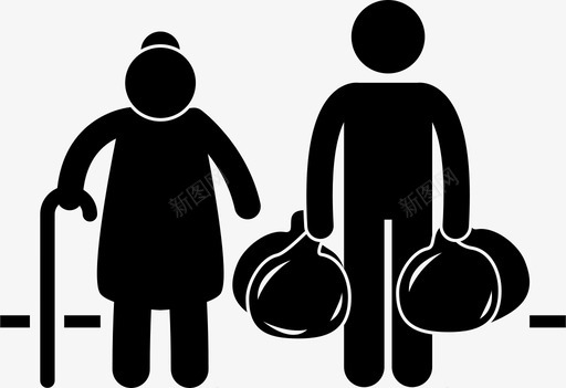 乐于助人倒垃圾奶奶图标svg_新图网 https://ixintu.com 乐于助人 倒垃圾 卡通垃圾袋 善良 垃圾袋 士气 奶奶 帮助 帮手 礼貌 社区服务 老人