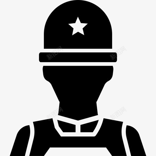 士兵军队化身图标svg_新图网 https://ixintu.com 人 军队 军队和战争铭文 化身 士兵