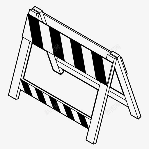 交通屏障控制限制图标svg_新图网 https://ixintu.com 交通屏障 在建 在建工程 控制 限制