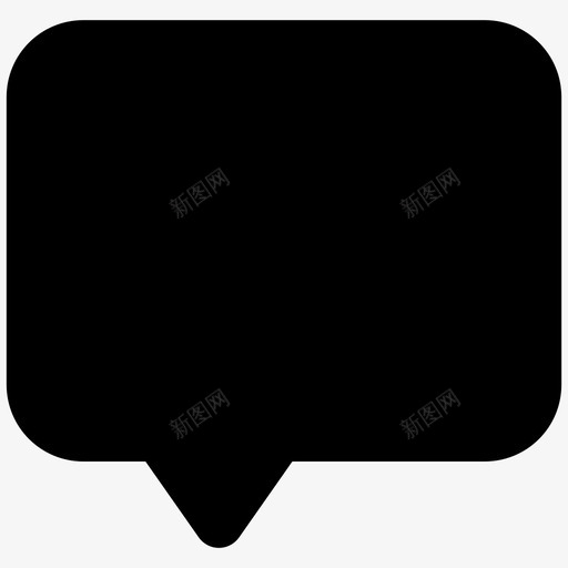 语音泡沫信息图标svg_新图网 https://ixintu.com 信息 语音泡沫