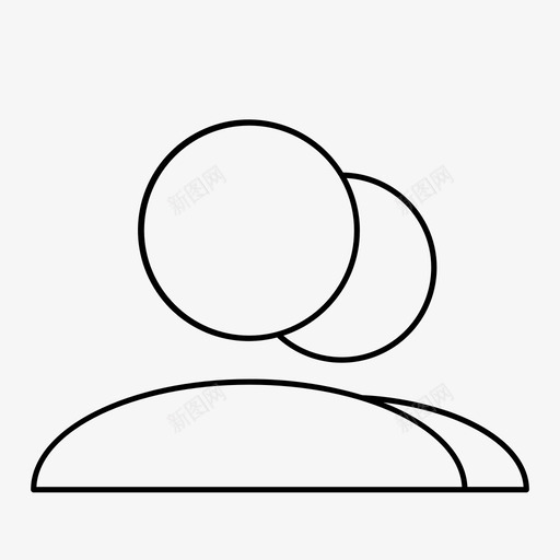 用户账户男性图标svg_新图网 https://ixintu.com 个人 功能 用户 男性 账户