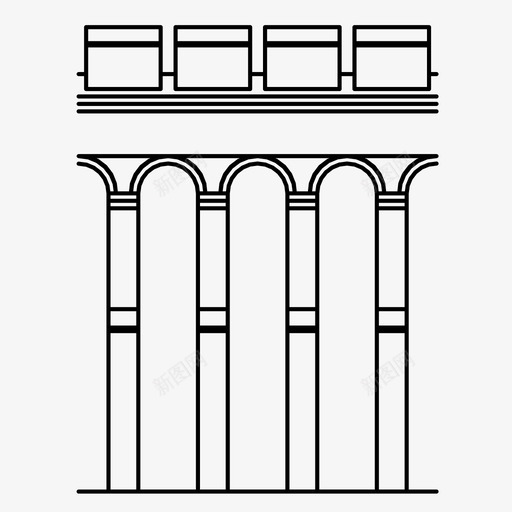 墙片建筑城堡图案图标svg_新图网 https://ixintu.com 城堡图案 城墙 城墙组成 堡垒 墙片 建筑 防御