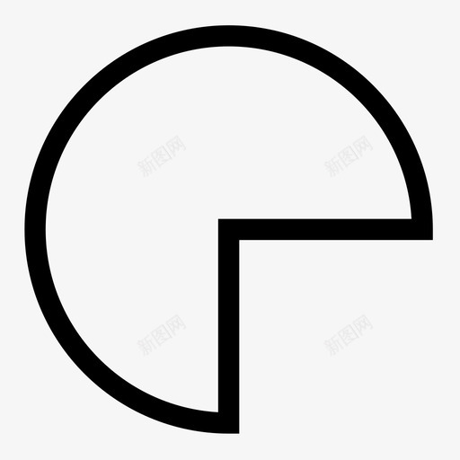 饼图信息图段图标svg_新图网 https://ixintu.com 信息图 段 统计 饼图
