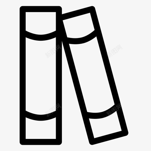 档案字典文件图标svg_新图网 https://ixintu.com 图书馆 媒体 字典 文件 档案