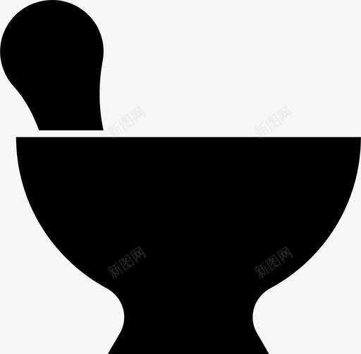 杵和臼图标svg_新图网 https://ixintu.com 杵和臼