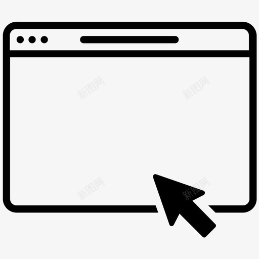 网络浏览器互联网网站图标svg_新图网 https://ixintu.com 互联网 网站 网络浏览器