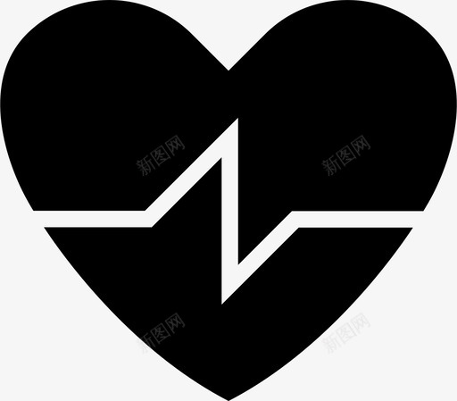 心电图机图标svg_新图网 https://ixintu.com 心电图机