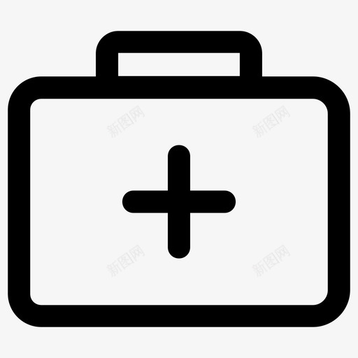 医疗箱急救箱图标svg_新图网 https://ixintu.com 医疗箱 急救箱