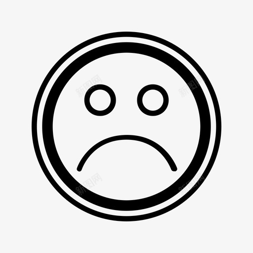 悲伤心情贴纸图标svg_新图网 https://ixintu.com 心情 心情贴纸 悲伤 贴纸