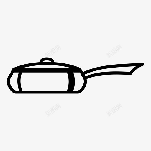 锅烹调锅炊具图标svg_新图网 https://ixintu.com 厨房锅 器具 炊具 烹调锅 锅 食物盘
