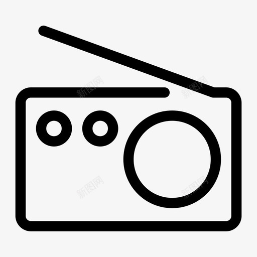 无线电电子电台图标svg_新图网 https://ixintu.com 无线电 电台 电子 设备gapfair