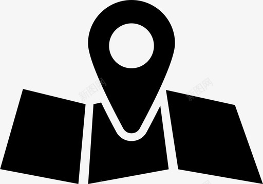 地图图钉位置地点图标svg_新图网 https://ixintu.com 位置 地图图钉 地点