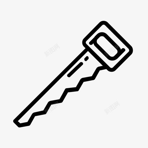 锯建造修理图标svg_新图网 https://ixintu.com 修理 剃须刀 建筑工具 建造 锯