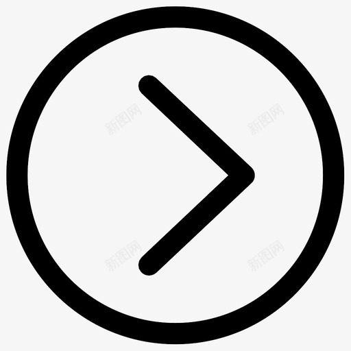 向右箭头图标svg_新图网 https://ixintu.com 向右箭头