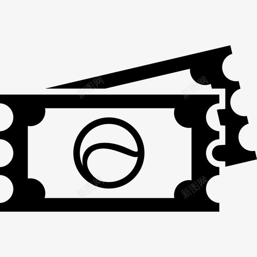 网球票体育图标svg_新图网 https://ixintu.com 体育 网球票