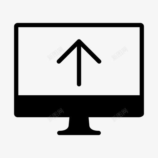 上传电脑图标svg_新图网 https://ixintu.com 上传电脑