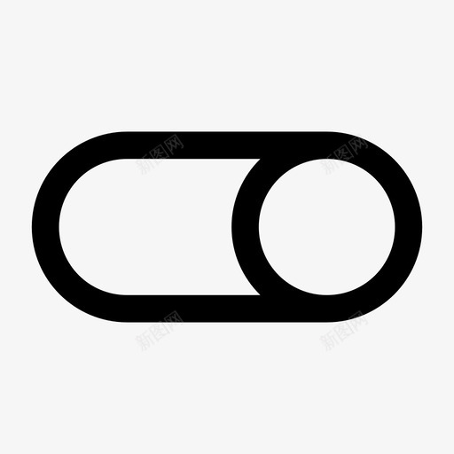 切换控制设置图标svg_新图网 https://ixintu.com 切换 控制 滑块 滑块关闭 滑块打开 界面 设置