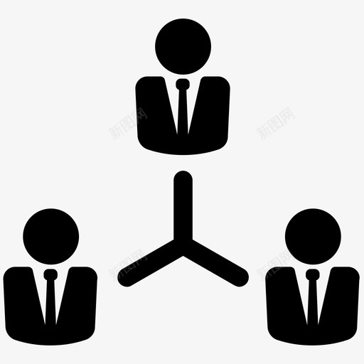团队业务团队图标svg_新图网 https://ixintu.com 业务团队 团队