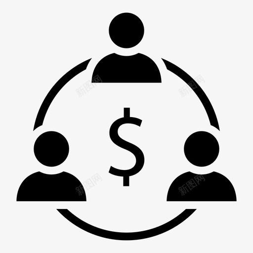 钱的头脑风暴会议另一个业务图标svg_新图网 https://ixintu.com 会议 另一个业务 钱的头脑风暴
